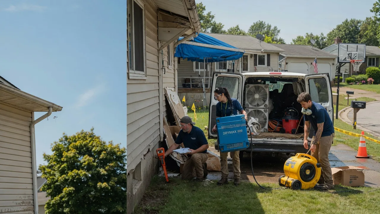 Ceiling Leak Cleanup in Hanska, MN near me