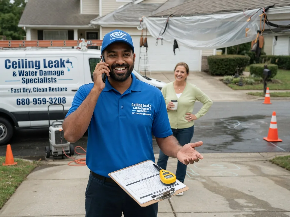 Ceiling Leak Cleanup Hanska, MN FAQs